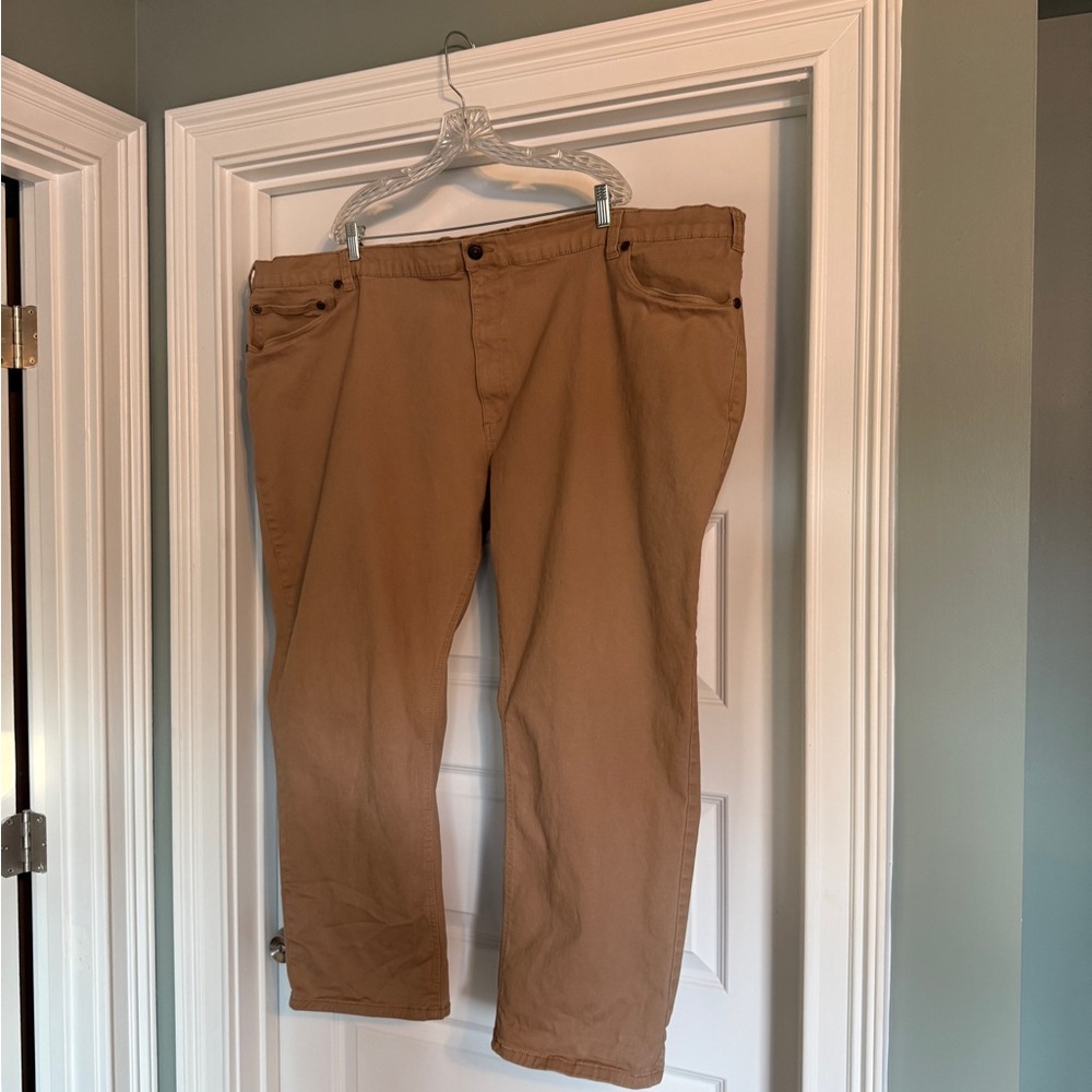 True Nation Athletic Fit Khaki Jeans 58x30